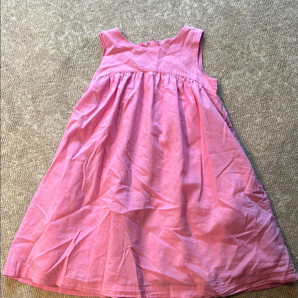 Pink Sleeveless Kids Dress
